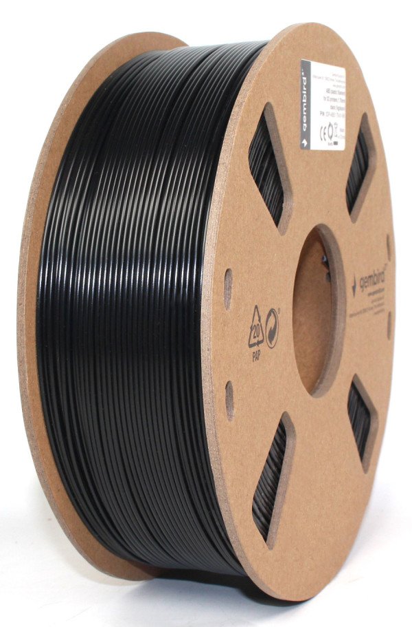 3DP-ABS1.75-01-BK ABS Filament za 3D stampac 1.75mm, kotur 1KG BLACK - Slika 2