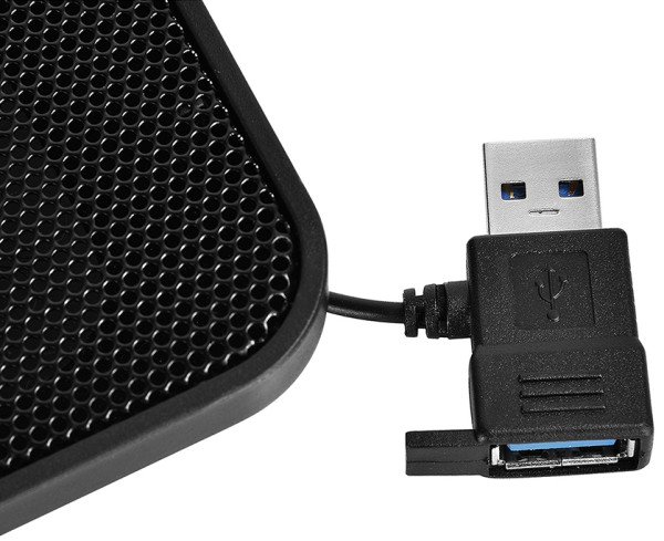 DeepCool U PAL Hladnjak za laptop 15.6 2x140mm.Fan 1000rpm 92CFM 26dB 390x280x27mm USB3.0 (postolje - Slika 4