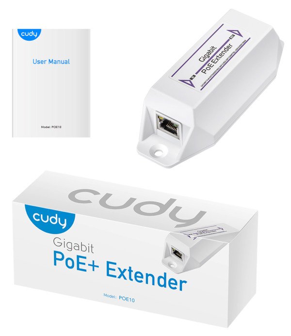 Cudy POE10 * 30W Gigabit PoE+ Injector, 802.3at/802.3af Standard, Data and Power 100 Meters (2665) - Slika 2