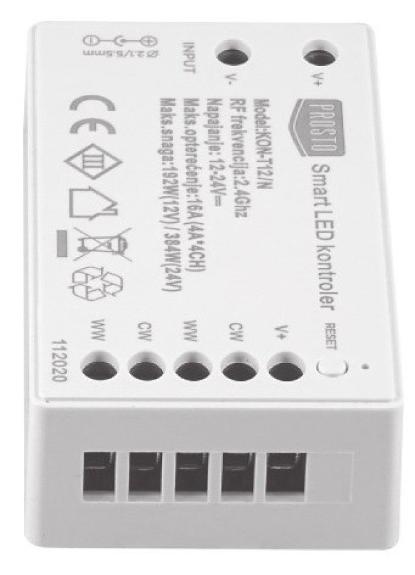 Wi-Fi smart LED kontroler CCT 192W KON-T12/N - Slika 3