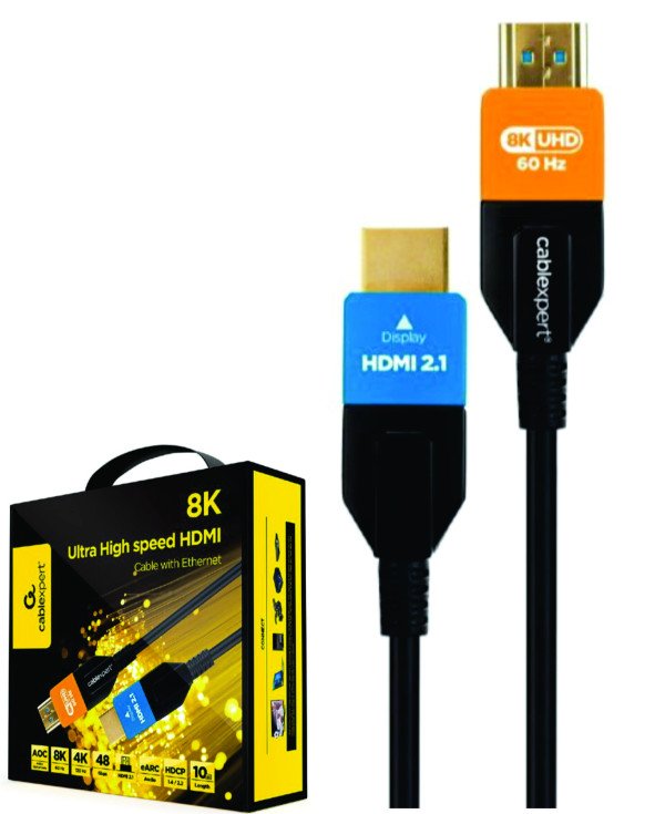 CC-HDMI8K-AOC-10M Gembird Active Optical (AOC) ULTRA High speed HDMI 2.1 8K UHD with Ethernet 10m - Slika 3