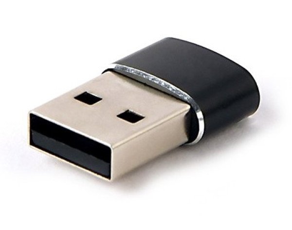 A-USB2-AMCF-02 Gembird USB AM to Type-C female adapter, black (ALT.CCP-USB3-AMCM-0M) FO - Slika 3