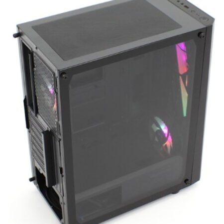 Kuciste Magnum 351, ATX, providna stranica, ugradjeno 2xRGB kulera, Crno