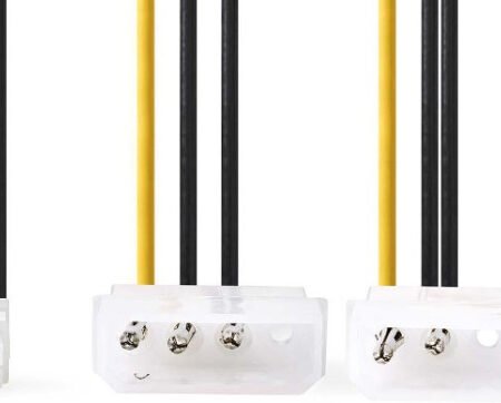 CCGP74210VA015 2xMolex muski na PCI Express zenski 0.20m (za napajanje PCI Express kartica)