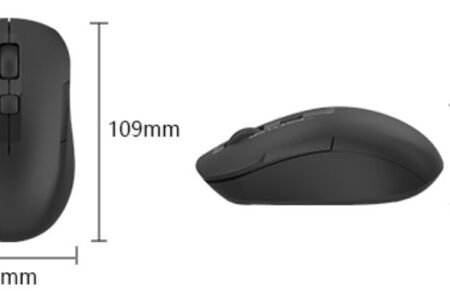 A4-FG16C Air BLACK A4Tech Fstyler DESK+AIR bezicni opticki mis 2.4Ghz,1000-2000Dpi,rechargeable 109m