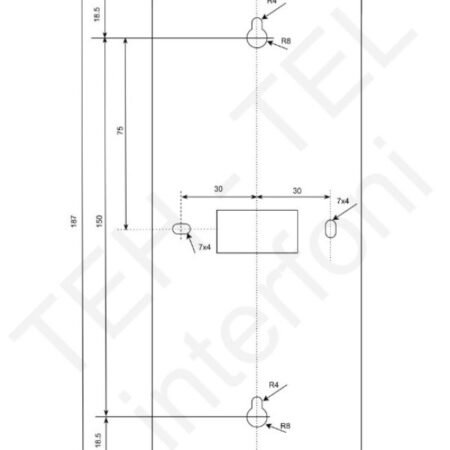 Teh-Tel Slusalica interfonska Q2 sa ON/OFF prekidaèem