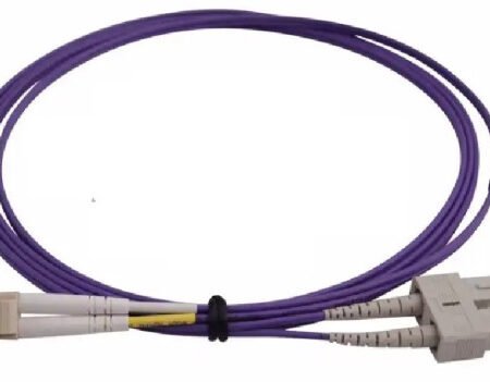 FO SC/UPC - LC/UPC  MM 3M OM4 DX Purple