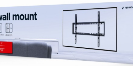 WM-70F-03 Gembird TV nosac fiksni 37-70 VESA max.60x40cm max 35kg