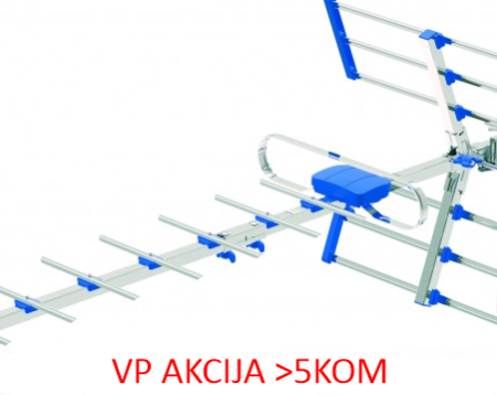 GMB-2814R ** Gembird Antena digital HDTV Loga UHF, F-Konektor, 84cm, dobit 12dB aluminium(kutija)704