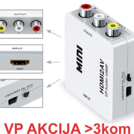 A-HDMI-AV-Mini **  Gembird input  HDMI to AV (903) (360)