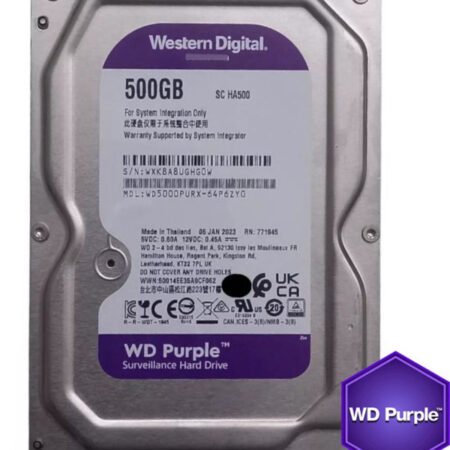 HDD 3.5 * 500GB WD5000PURX WD Purple 24/7 5400RPM 16MB SATA3