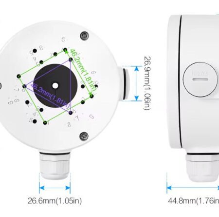 CAM-MOUNT-JB60 Gembird metalna vodootporna kutija, DOZNA nosac za montazu kamere 116x116x45mm