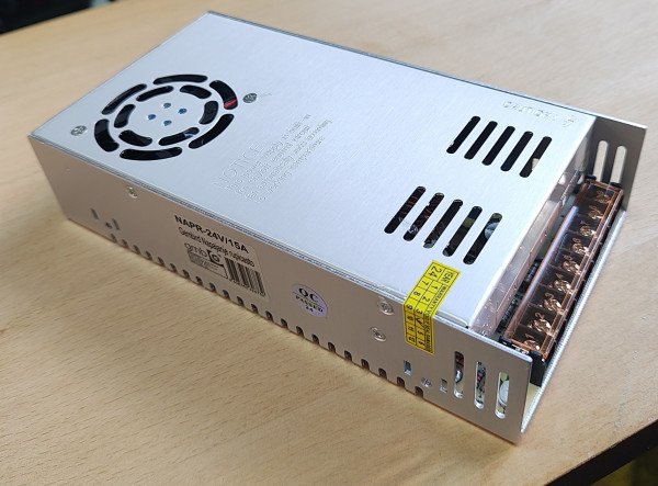 NAPR-24V/15A Gembird Napajanje rupicasto + kuler - Slika 2