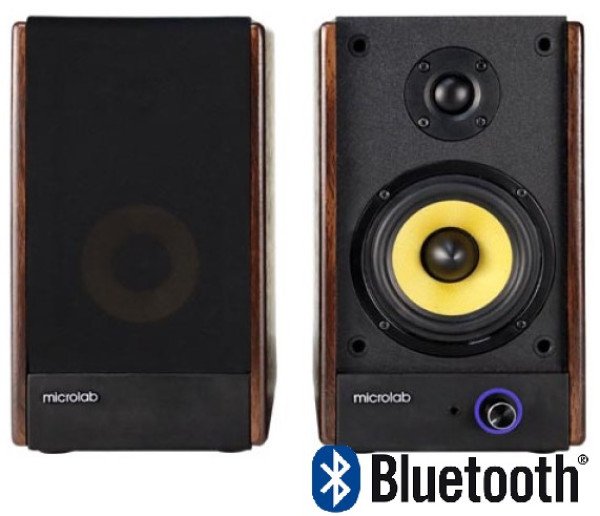 Microlab SOLO3 Aktivni drveni zvucnici 2.0 40W RMS (15W+5W)*2 3.5+0,75, Bluetooth, Optical, 2RCA - Slika 2