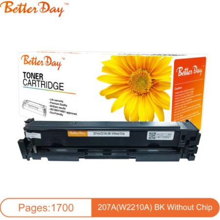 Toner BetterDay 207A(W2210A) M255/M283 crg067 zam. kaseta za HP Black 1.7k (bez cipa)