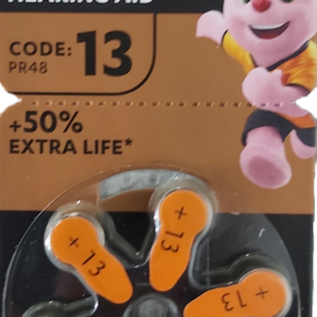 Duracell Hearing Aid ZA13 1,45V Baterija za slusni aparat PAK6 NEW