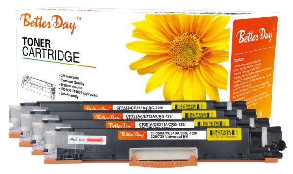Toner BetterDay * CE310A/CF350A, CP1025/M175/M176/M177, zam. kaseta za HP Black 1.3k - Slika 3