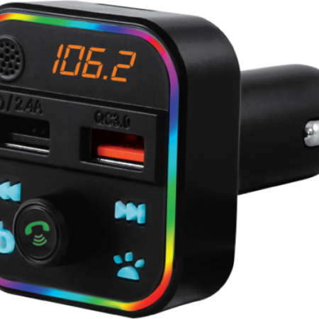 PROSTO BT FM transmiter BT74 i USB auto punjaè, MP3 plejer, BASS boost, RGB
