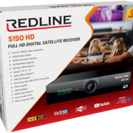 REDLINE Prijemnik satelitski DVB-S2 S-150 HD, Full HD, HDMI, USBcart