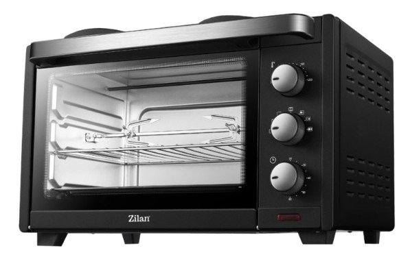 Zilan ZLN0997 Mini peænica sa grilom zapremina 28Ll, 3200W, crna - Slika 3