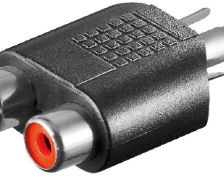 Audio ADAPTER AC18 2xRCA utiènica-1xRCA utikaè