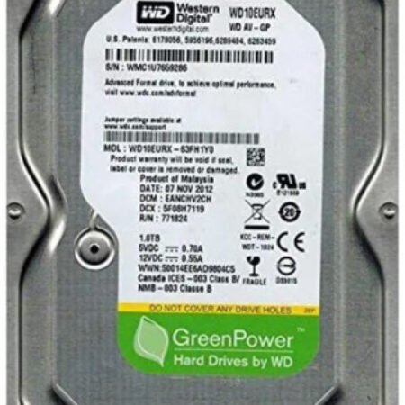 HDD 3.5 * 1TB WD10EURX WD AV-GP Green IntelliPower 64MB SATA3 (3999)
