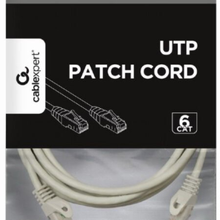 PP6U-CU-3M Gembird Mrezni kabl, CAT6 BAKARNI UTP Patch cord 3m grey