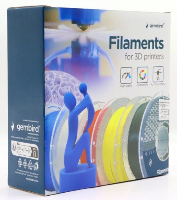 3DP-ABS1.75HY-01-Y ABS filament velike brzine za 3D stampac 1.75mm, kotur 1KG YELLOW
