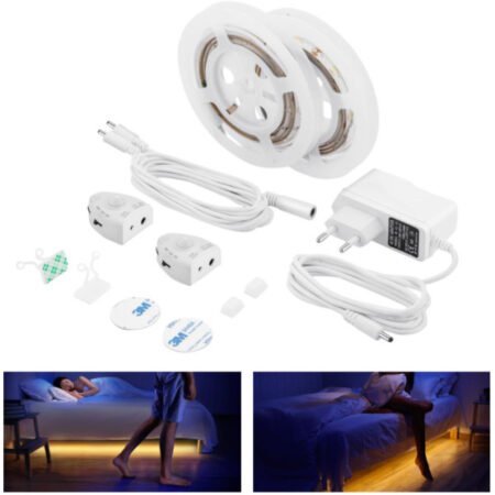 LED traka LKR-2X30/WW za krevet sa senzorom 2x1.2m/30LED, 8W, IP20