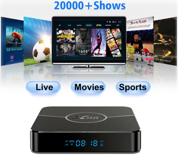 GMB-X98 PLUS 4/32GB smart TV box Amlogic S905W2 Android 11 Dual Band WIFI 100LAN, BT5.0 - Slika 3