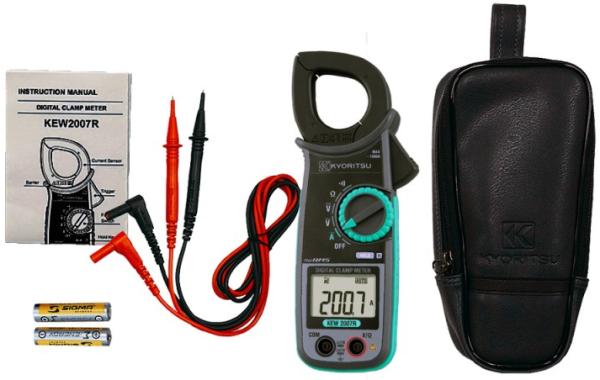 Kyoritsu * Kew 2007R AC Digital Clamp Meter, True RMS, 400Hz