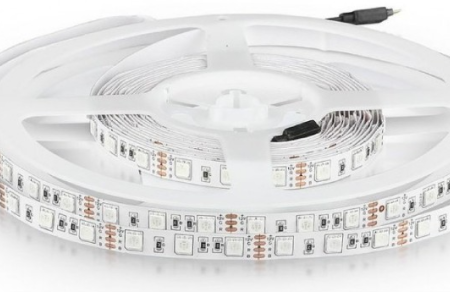V-TAC LED TRAKA 5050 60LED, 7W, 12V, RGB, IP20, SKU-212120