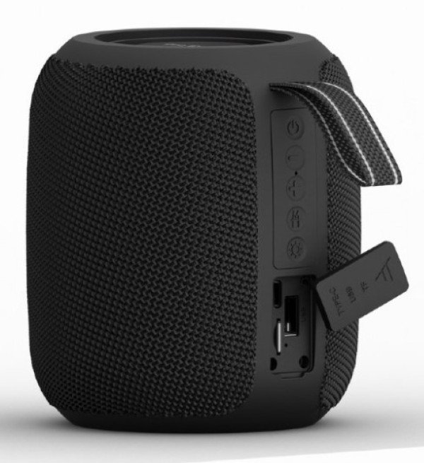 SPK-BT-LED-05-BK Gembird Portable Bluetooth RGB LED TWS speaker, 8W, BT, FM, USB, Handsfree, Black - Slika 4