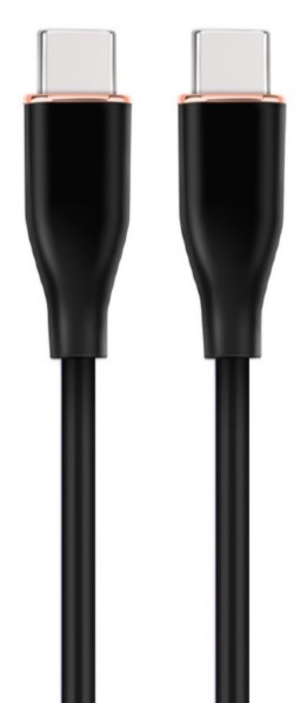 CC-USB2S-CMCM-1.5M-BK Gembird 60W Premium silicon Type-C PD charging & data cable, 1.5m Black - Slika 2
