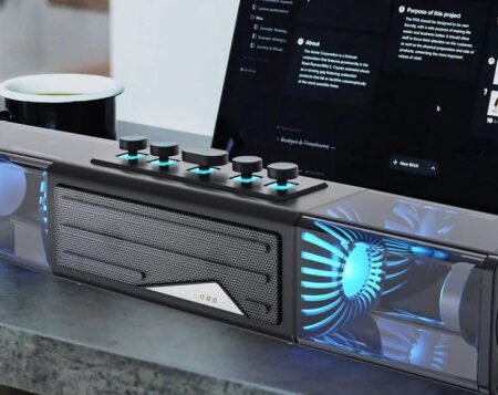 Microlab MS213B Bluetooth speaker soundbar 2x10W, Baterija 3.7V/4000mA USB, SD, AUX, LED/black