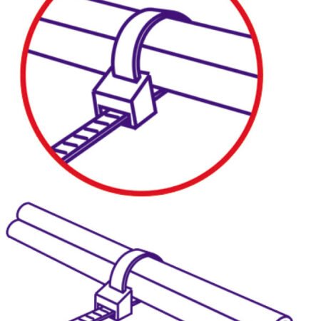 KABLOVSKA VEZICA 300 x 4,8mm CRNA Pak. 25kom.