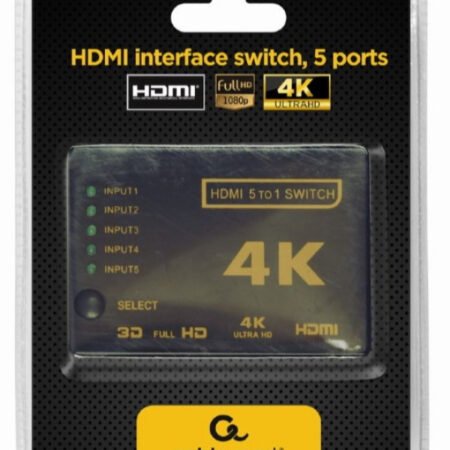 DSW-HDMI-53 Gembird HDMI interface SWITCH, 5ports, remote