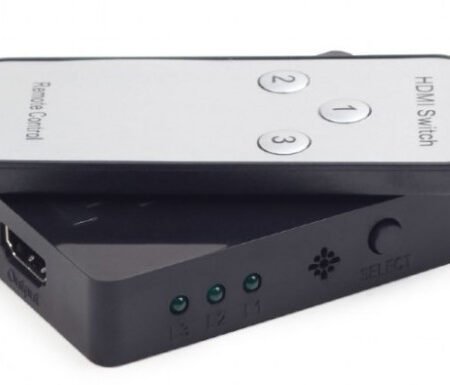 DSW-HDMI-34 Gembird HDMI interface SWITCH, 3 ports, remote