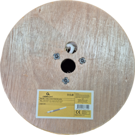 KABL-COAX-RG6/300 white (X553) koaksialni kabl RG6 bez konektora, conductivity18%,6.5mm,300m