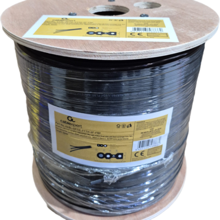 KABL-OPTIC-FTTH-4F-FRP Gembird Opticki kabl 4-vlakna SM G657A1 Flat, Outdoor, sa sajlom 1mm, 1000m