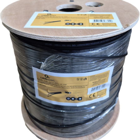 KABL-OPTIC-FTTH-2F-FRP Gembird Opticki kabl 2-vlakna SM G657A1 Flat, Outdoor, sa sajlom 1mm, 1000m