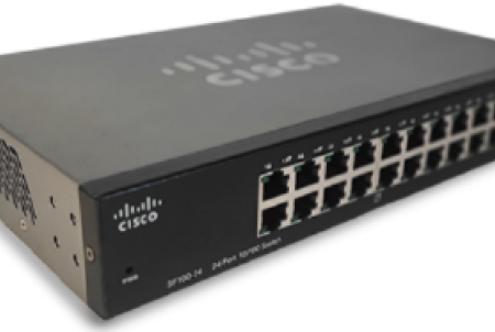 Cisco SF100-24 24-PORT 10/100 SWITCH REFABRIKOVANO