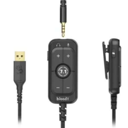 A4-M590i LIME A4Tech Bloody gejmerske slusalice sa mikrofonom, 7.1 SURROUND, 50mm/16ohm, 3.5mm+USB