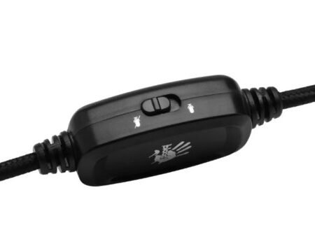 A4-G260P BLACK A4Tech Bloody gejmerske slusalice sa mikrofonom, 50mm/16ohm, USB za RGB, 3,5mm