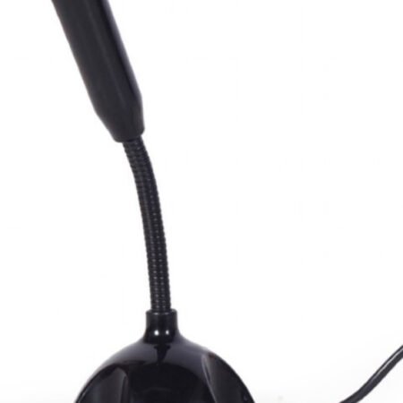 MIC-DU-02 Gembird Desktop mikrofon na USB, savitljivo telo, black FO