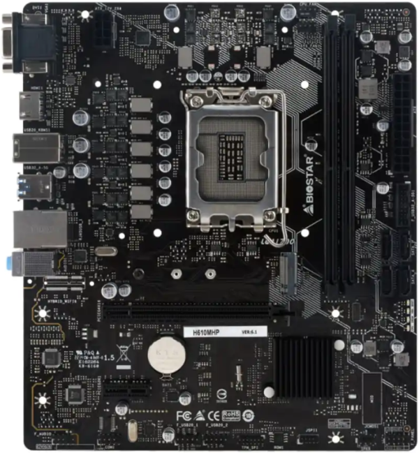 Matièna ploèa 1700 Biostar H610MHP 2.0 VGA/HDMI M.2
