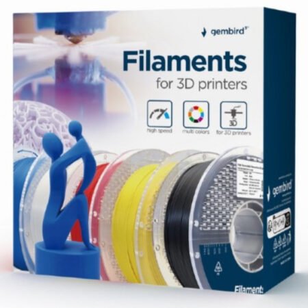 3DP-STPU1.75-01-Y Gembird Silk TPU Filament za 3D stampac 1.75mm, kotur 1KG YELLOW