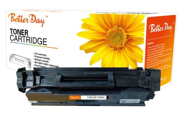 Toner BetterDay 136A, W1360A M211/M236/lbp236 zam. kaseta za HP 1.15k (sa cipom) - Slika 3