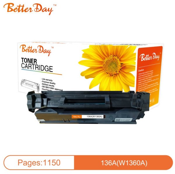 Toner BetterDay 136A, W1360A M211/M236/lbp236 zam. kaseta za HP 1.15k (sa cipom) - Slika 2