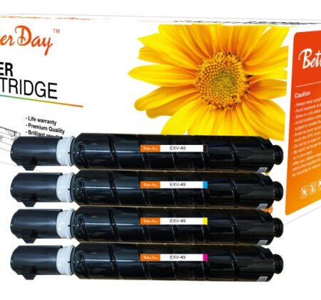 Toner BetterDay C-EXV-49 BK MPS (Low temperature toner) zam. kaseta za Canon Black 32k